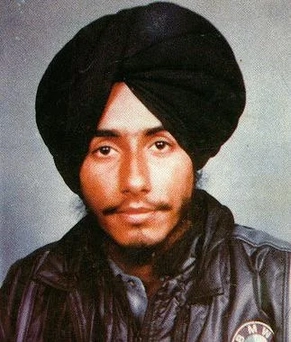 File:Photograph of "Toofan Singh" (born as Jugraj Singh), a Sikh militant and member of the Khalistan Liberation Force.webp