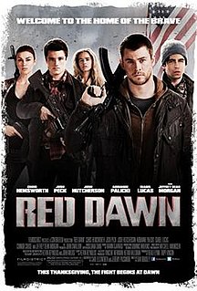 <i>Red Dawn</i> (2012 film) 2012 action film directed by Dan Bradley