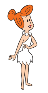 Wilma Flintstone Fictional character in the television animated series The Flintstones