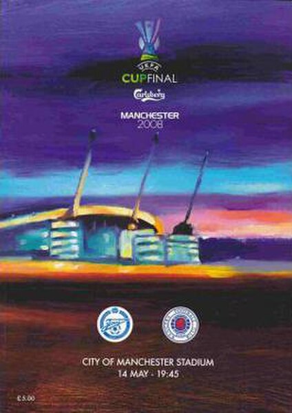 Match programme cover