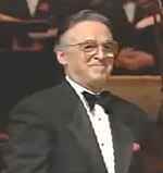 Nick Perito as the conductor for Perry Como's last performance, 1994.