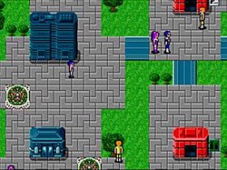 Sega's Phantasy Star II (1989) was an important milestone in the genre, establishing conventions such as an epic, dramatic, character-driven storyline, and science fiction setting. Phantasystar2 top down.jpg