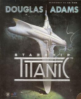 <i>Starship Titanic</i> adventure videogame designed by Douglas Adams