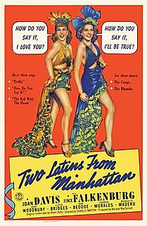 <i>Two Latins from Manhattan</i> 1941 US film directed by Charles Barton