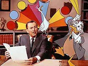 Walt Disney and Ludwig Von Drake contemplate color Walt Disney Presents title image.jpg