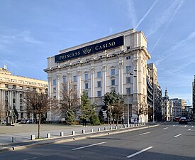 Building in the Palace/Revolution Square, Bucharest, 1952–1954, by Richard Bordenache[119]