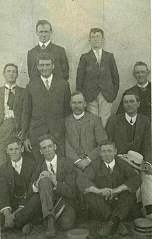 Kyre College picnic at Glenelg, 1908 Kyre College, 1908.jpg