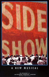 <i>Side Show</i> musical by Bill Russell and Henry Krieger based on the lives of conjoined twins