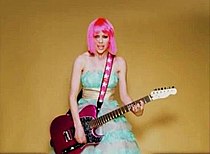 Lavigne plays guitar in the video. The Best Damn Things video.jpg