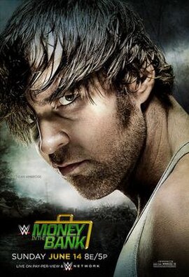 Promotional poster featuring Dean Ambrose