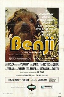 <i>Benji</i> (1974 film) 1974 American film directed by Joe Camp