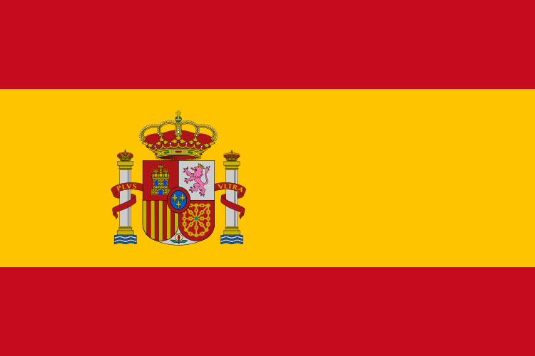 Image of the Spanish flag. 