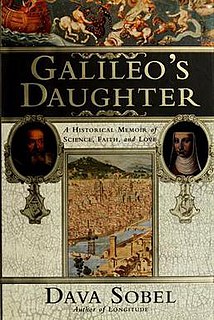 <i>Galileos Daughter</i> 1999 book by Dava Sobel