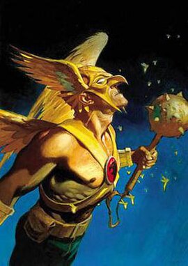 Cover art for Hawkman #1 (May 2002). Art by Andrew Robinson.