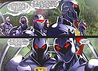 The Atomic Knights from Battle for Bludhaven #6, art by Dan Jurgens and Jim Palmiotti. NewAtomicKnights.JPG
