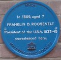 Image 101Roosevelt plaque, Aldwyn Tower, Malvern (from Malvern, Worcestershire)