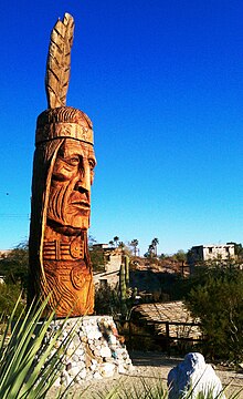 Waokiye looking west, with Pueblo Museum in background Waokiye.jpg