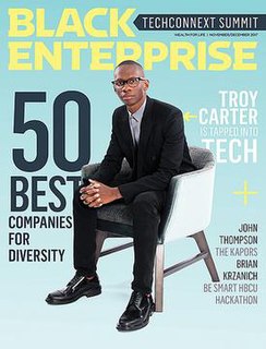 <i>Black Enterprise</i> African-American multimedia company whose flagship product is its eponymous bimonthly business magazine published in New York City