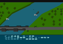 Gameplay screenshot (Atari 8-bit) Blue Max Atari 8-bit PAL sceenshot.png