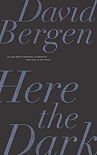<i>Here the Dark</i> 2020 book by David Bergen