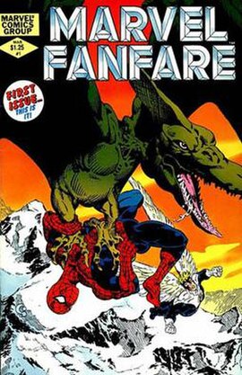 Cover for Marvel Fanfare #1 (March 1982). Art by Michael Golden