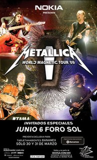 <span class="mw-page-title-main">World Magnetic Tour</span> 2008–10 concert tour by Metallica