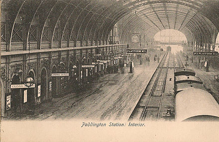 Paddington Station in the Victorian era