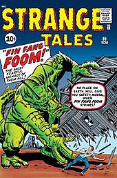 The character makes his debut on the cover of Strange Tales #89 (Oct. 1961). Art by Jack Kirby.