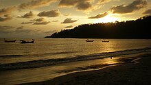 Sunset view in Teluk Senangin Teluk Senangin.jpg