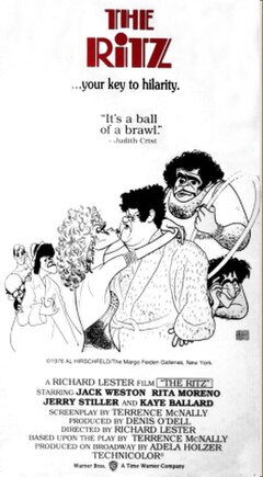 The theatrical release poster by Al Hirschfeld was used as one of the covers of its home video release.