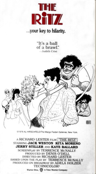 The theatrical release poster by Al Hirschfeld was used as one of the covers of its home video release.