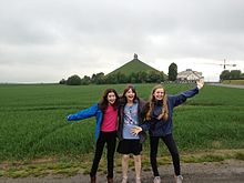 Three girls attending the 2013 European Middle School Honor Girls' Choir in Waterloo, Belgium. ThreeGirlsInWaterlooBelgiumAMIS.jpg
