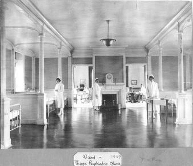 The interior of the Phipps Clinic