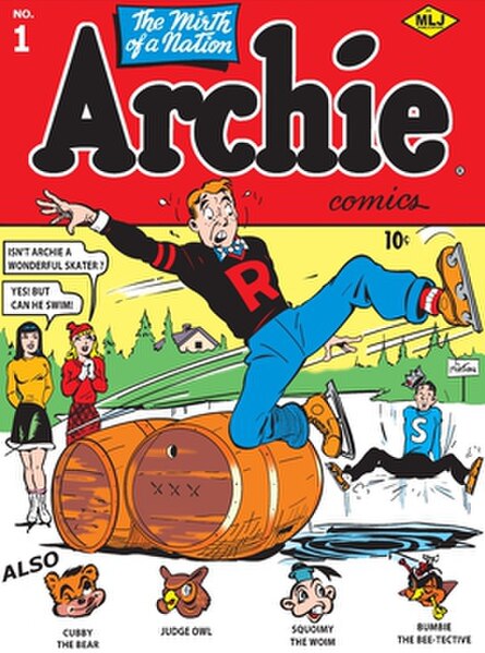Cover to Archie #1 (vol. 1) (Winter 1942)
