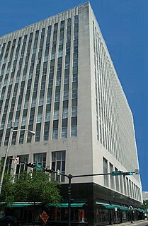 <span class="mw-page-title-main">Edward Ball Building</span> 141 feet (43 metres), 11-floor low-rise building in downtown Jacksonville