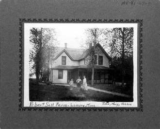 Farmstead and family of Mr. Robert Sell, one of the original pioneers of Lismore Township Lismore farm.jpg