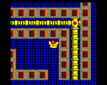 In game screenshot (BBC Micro) Pipeline screenshot.png