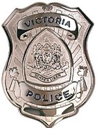 Past style ID Badge of VicPD