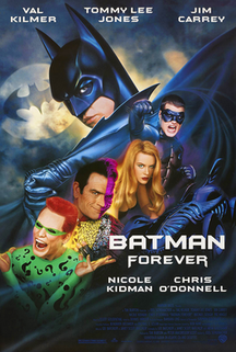 <i>Batman Forever</i> 1995 American superhero film directed by Joel Schumacher