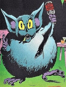 Beep the Meep as originally depicted in "The Star Beast" by Pat Mills and Dave Gibbons; Doctor Who Magazine, published by Marvel UK. Beep the Meep.jpg