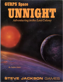 Cover art by Bob Eggleton, 1988 Cover of Unnight 1988.png