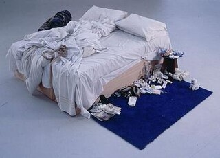 <i>My Bed</i> 1998 artwork by Tracey Emin