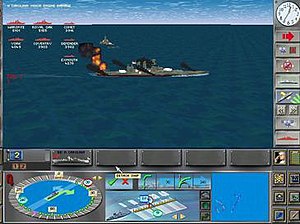 Main game screen; bottom displays helm functions. Fs5.jpg