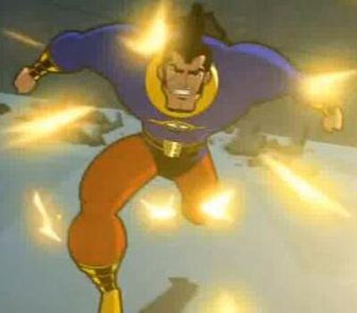 OMAC as he appears in Batman: Brave and the Bold.