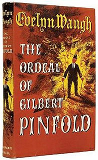 <i>The Ordeal of Gilbert Pinfold</i> 1957 autobiographical novel by Evelyn Waugh