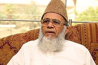 <span class="mw-page-title-main">Munawar Hasan</span> Pakistani politician (1941–2020)