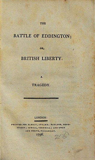 <i>The Battle of Eddington</i> 1796 play