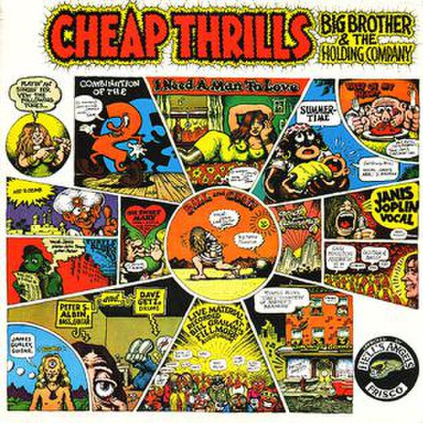 Crumb cover artwork for the 1968 Big Brother and the Holding Company album Cheap Thrills
