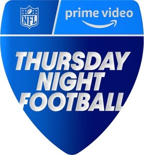 <i>NFL on Prime Video</i> Branding for NFL games broadcast on Amazon Prime Video