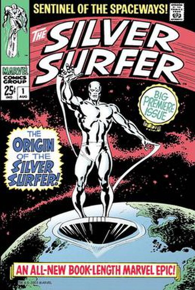 Cover of the Silver Surfer #1 (August 1968). Art by John Buscema and Joe Sinnott.